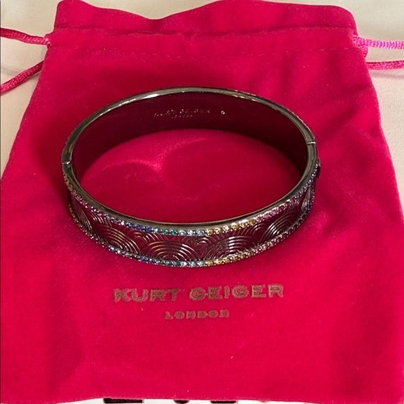Kurt Geiger Jewelry - New Kurt Geiger London Crystal Signature Southbank Pav Bangle Bracelet